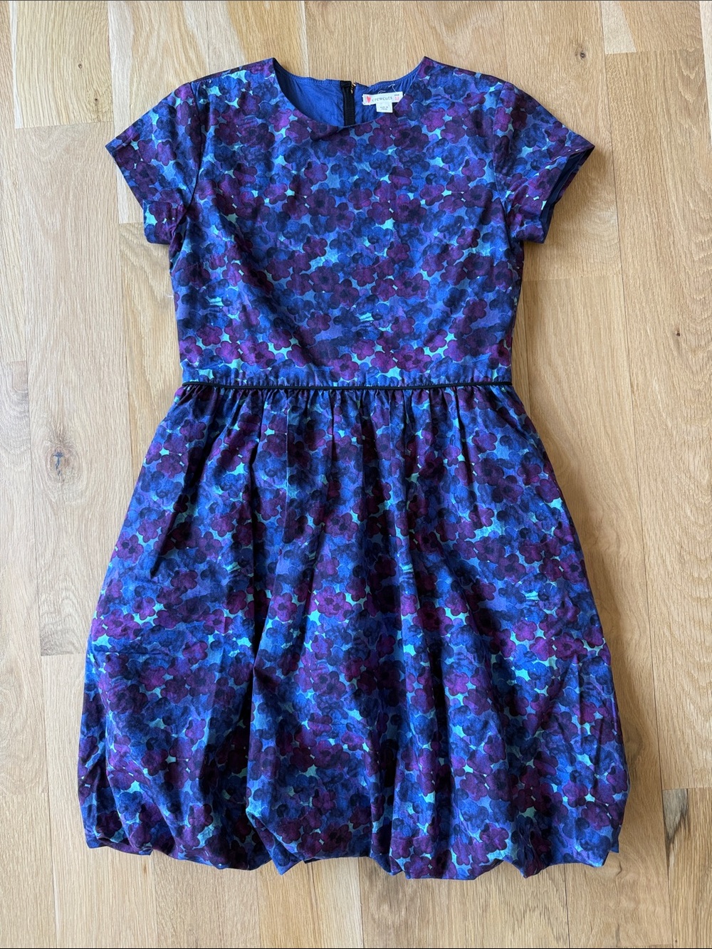 Crewcuts Purple and Blue Floral Formal Girls Dress